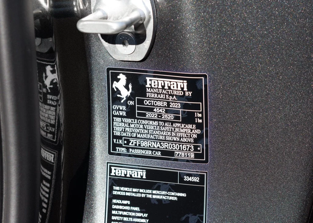 Certified Used 2024 Grigio Silverstone Ferrari Base image 37