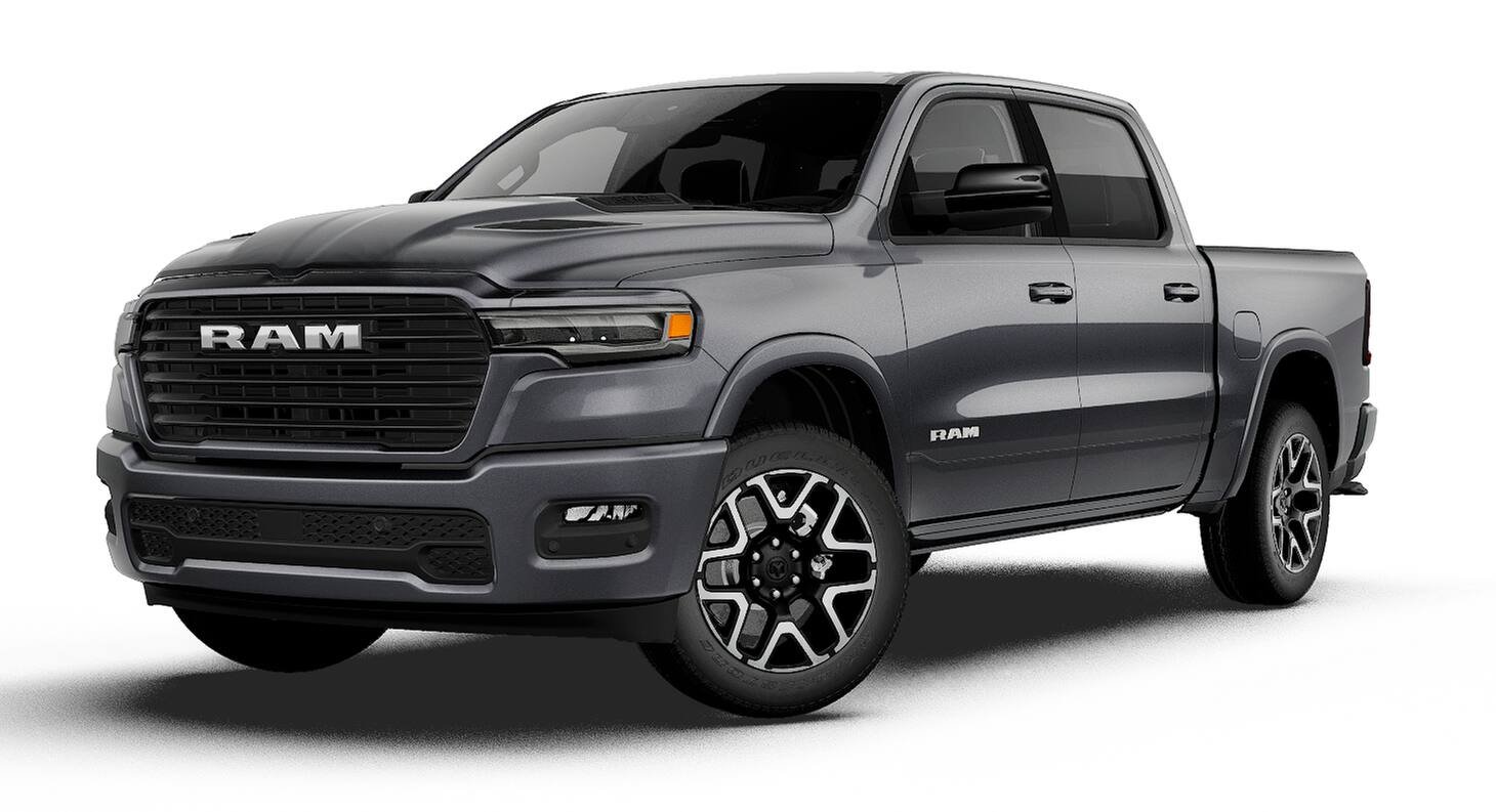 New 2027 Granite Crystal Metallic Clear-Coat Exterior Paint RAM Laramie image 13