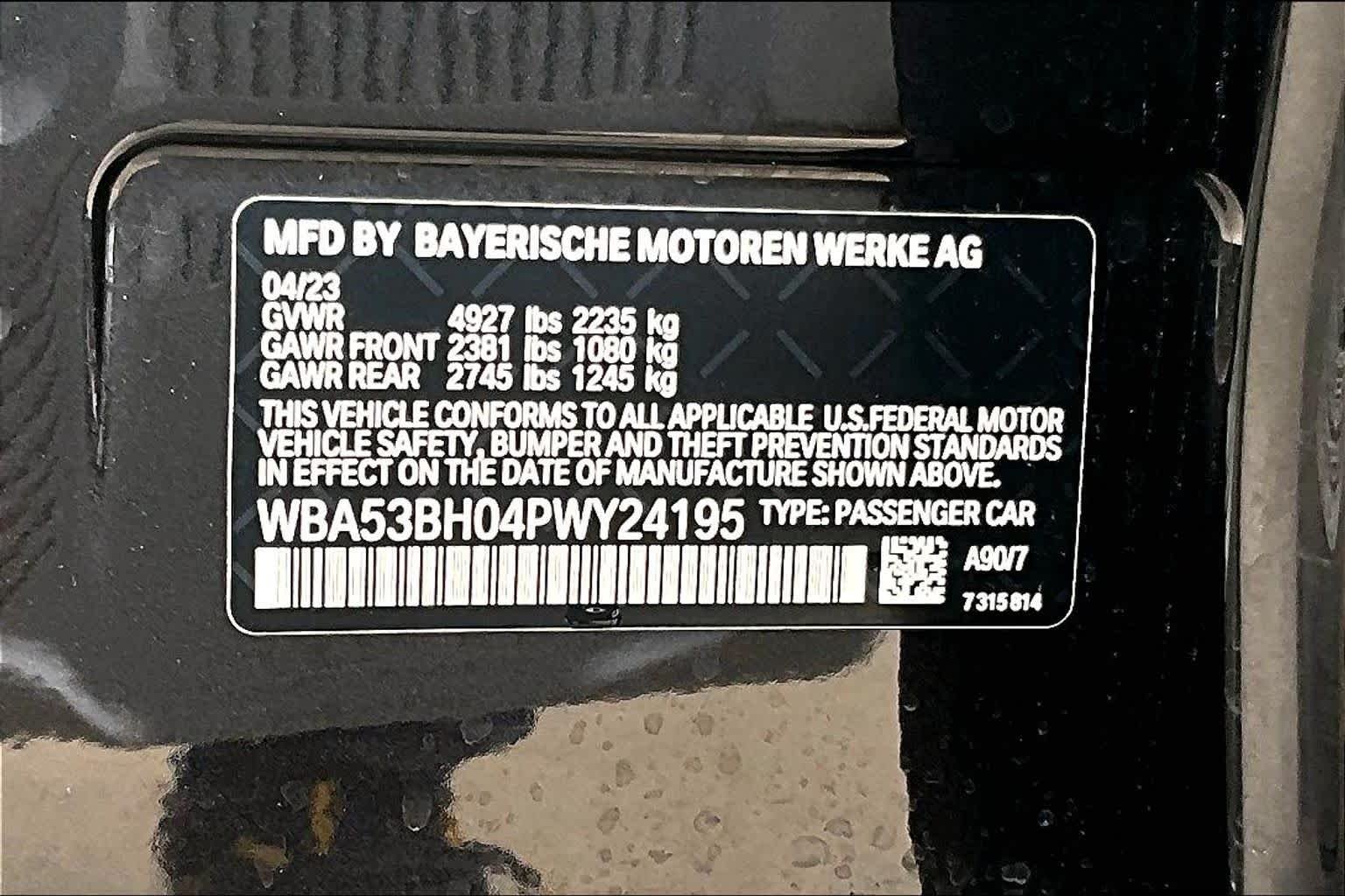 Used 2023 Dark Graphite Metallic BMW 530i image 36