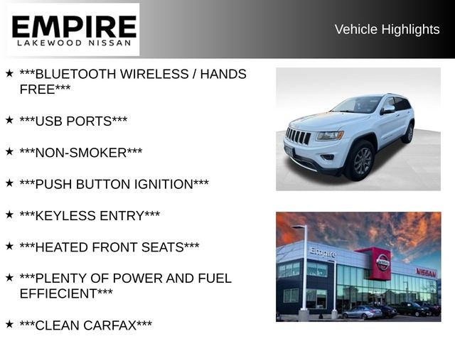 Used 2016 White Jeep Limited image 2