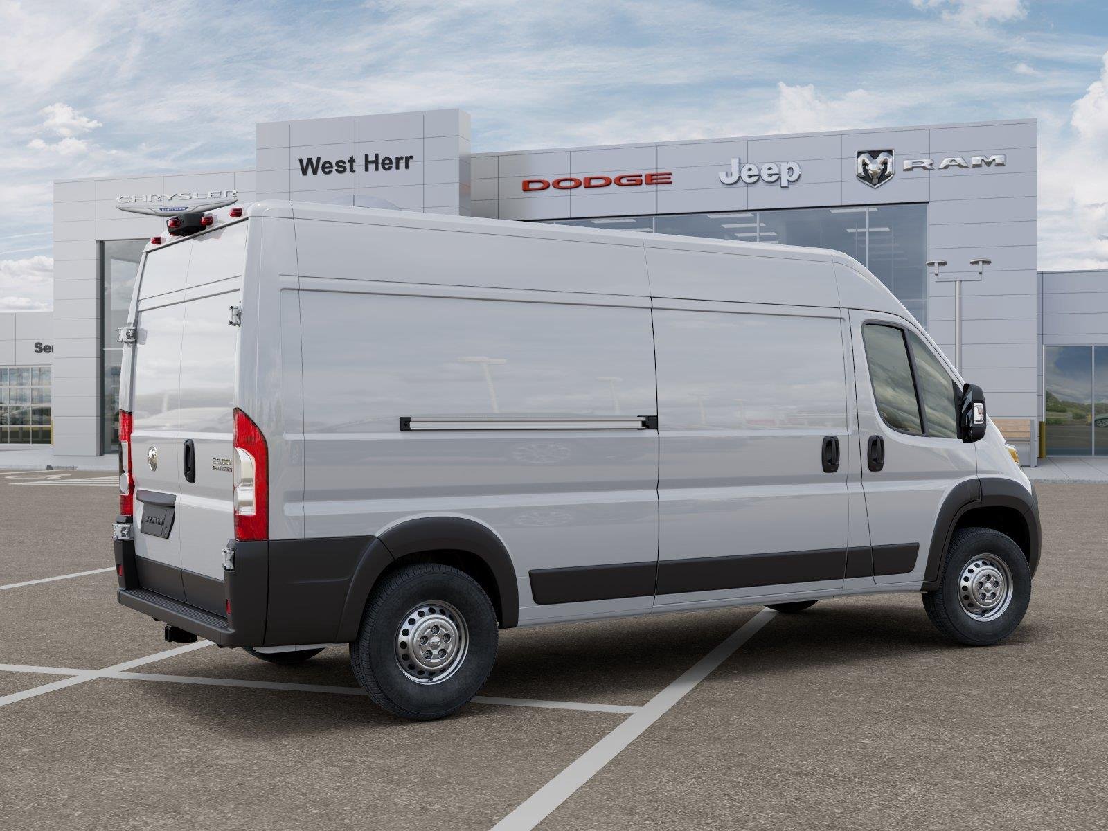 New 2026 Bright White Clear-Coat Exterior Paint RAM Tradesman image 4