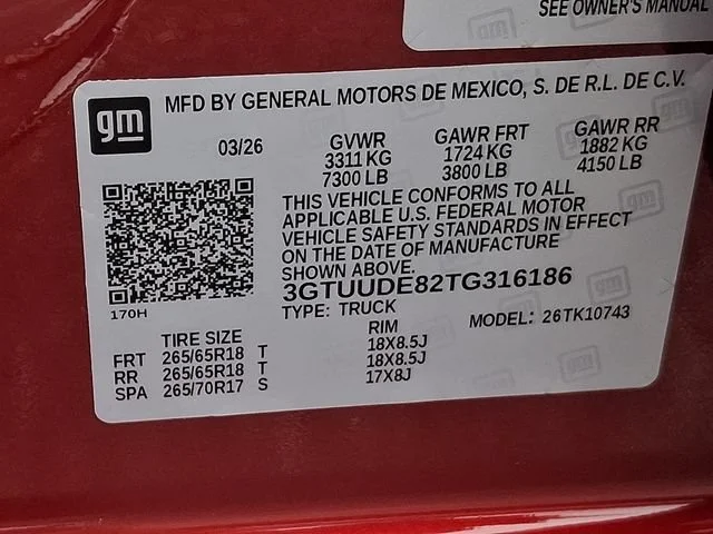 New 2026 Volcanic Red Tintcoat GMC SLT image 24