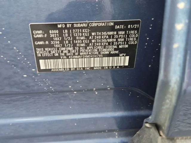 Used 2021 Blue Subaru Premium image 39