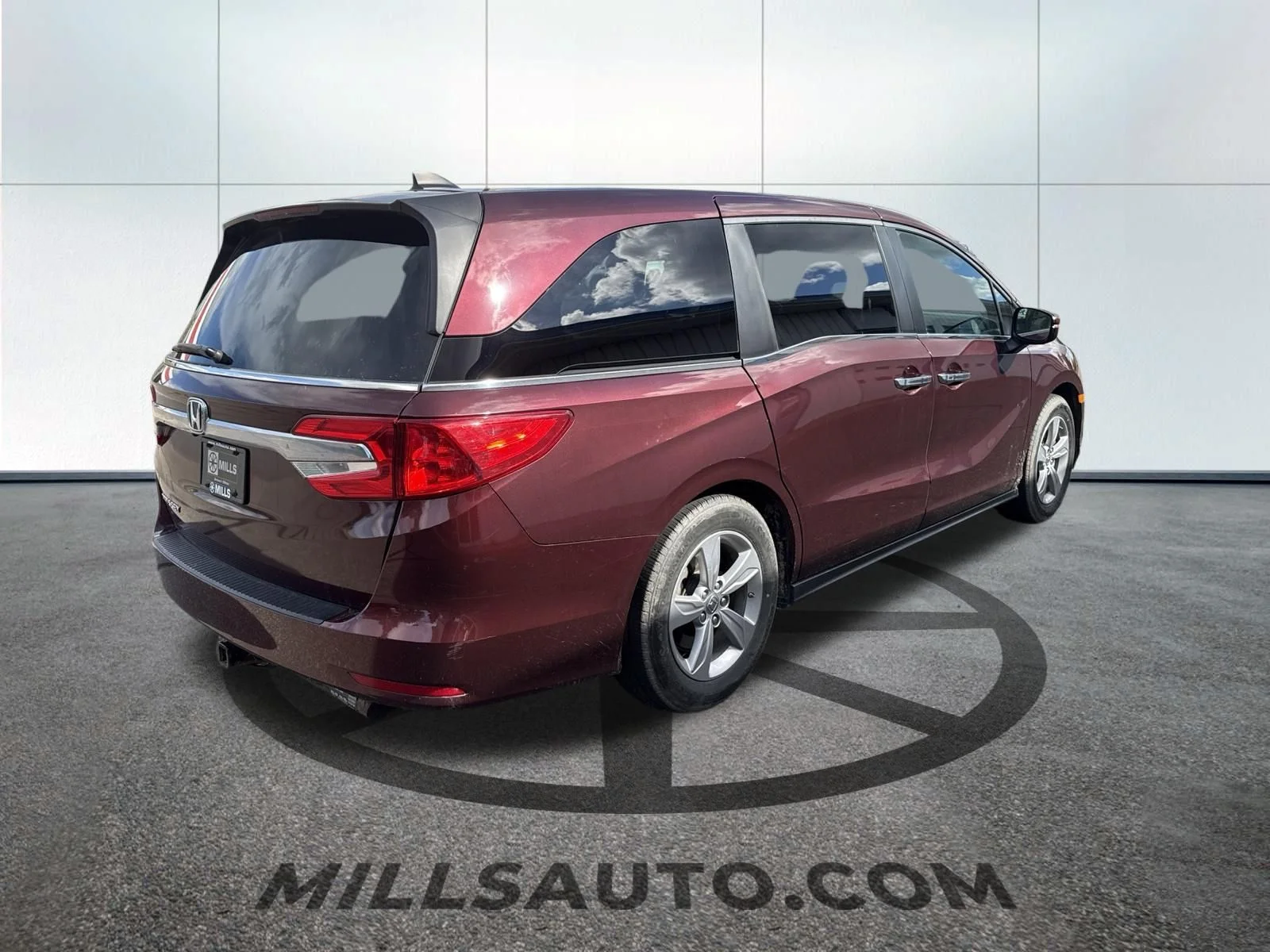 Certified Used 2019 Deep Scarlet Pearl Honda EX-L image 3