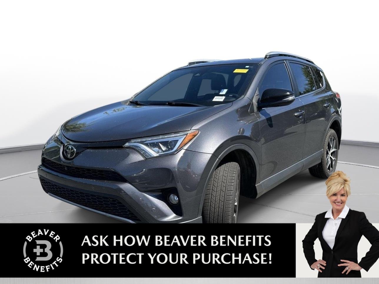 Used 2017 Magnetic Gray Metallic Toyota SE image 1