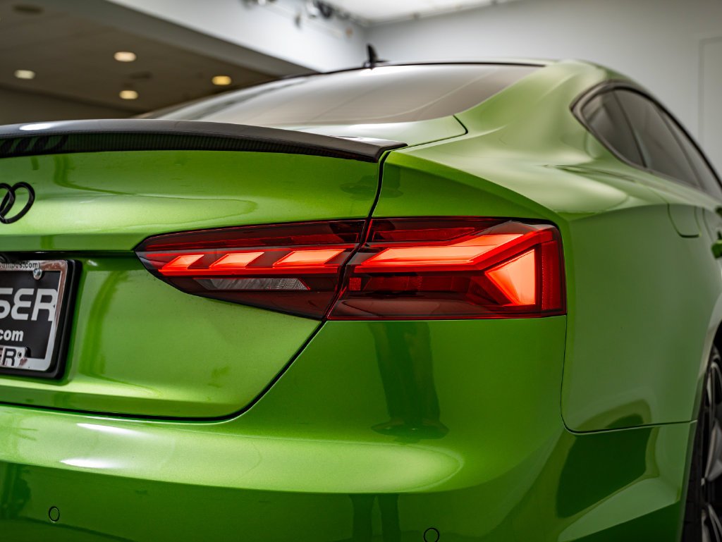 Used 2023 Java Green Metallic Audi Premium Plus image 16