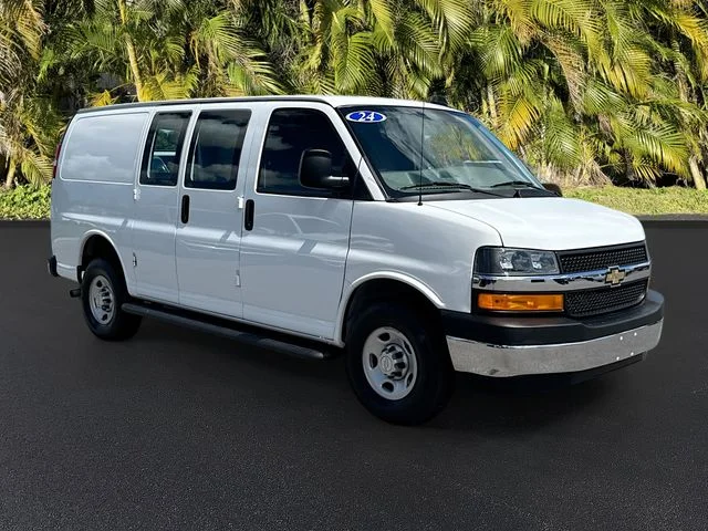 Used 2024 White Chevrolet Work Van image 2