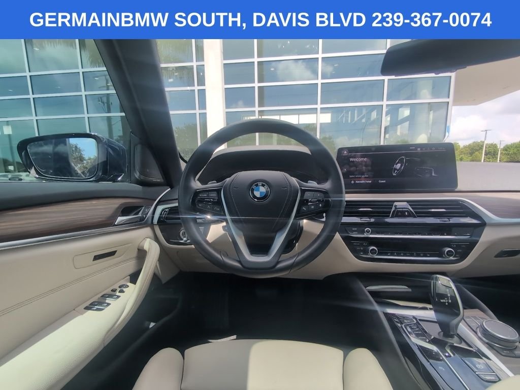 Used 2023 Blue Metallic BMW 530i image 19