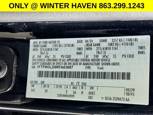 Used 2024 Black Ford XLT image 30