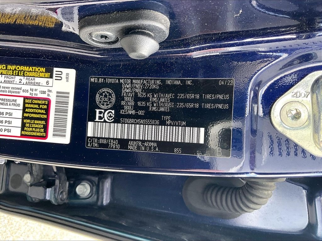 Used 2022 Blueprint Toyota XLE image 34