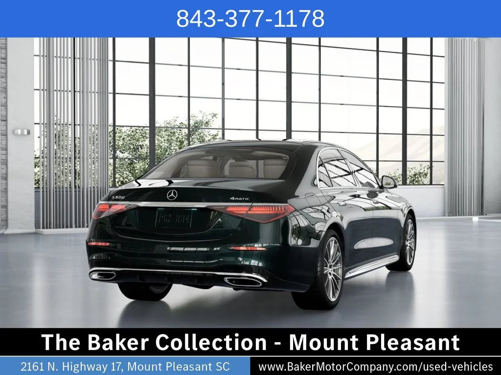 Certified Used 2026 Emerald Green Metallic Mercedes-Benz S 500 image 23