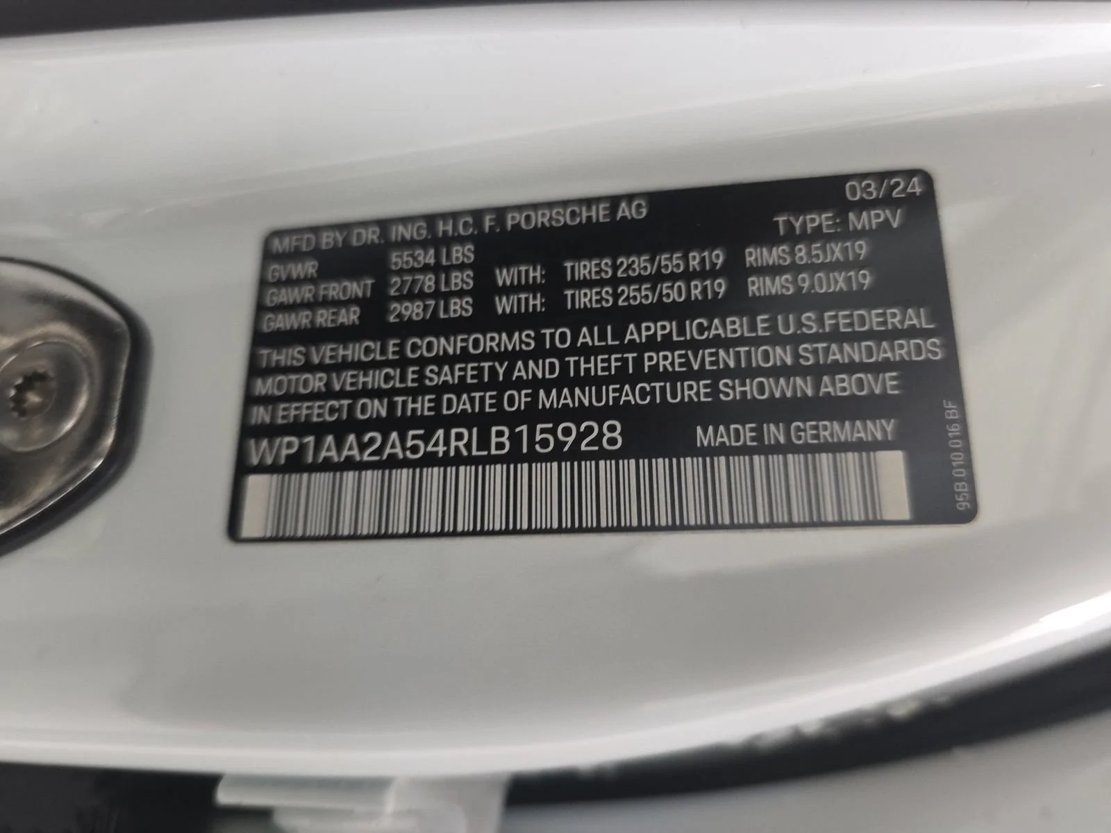 Used 2024 White Porsche  image 7
