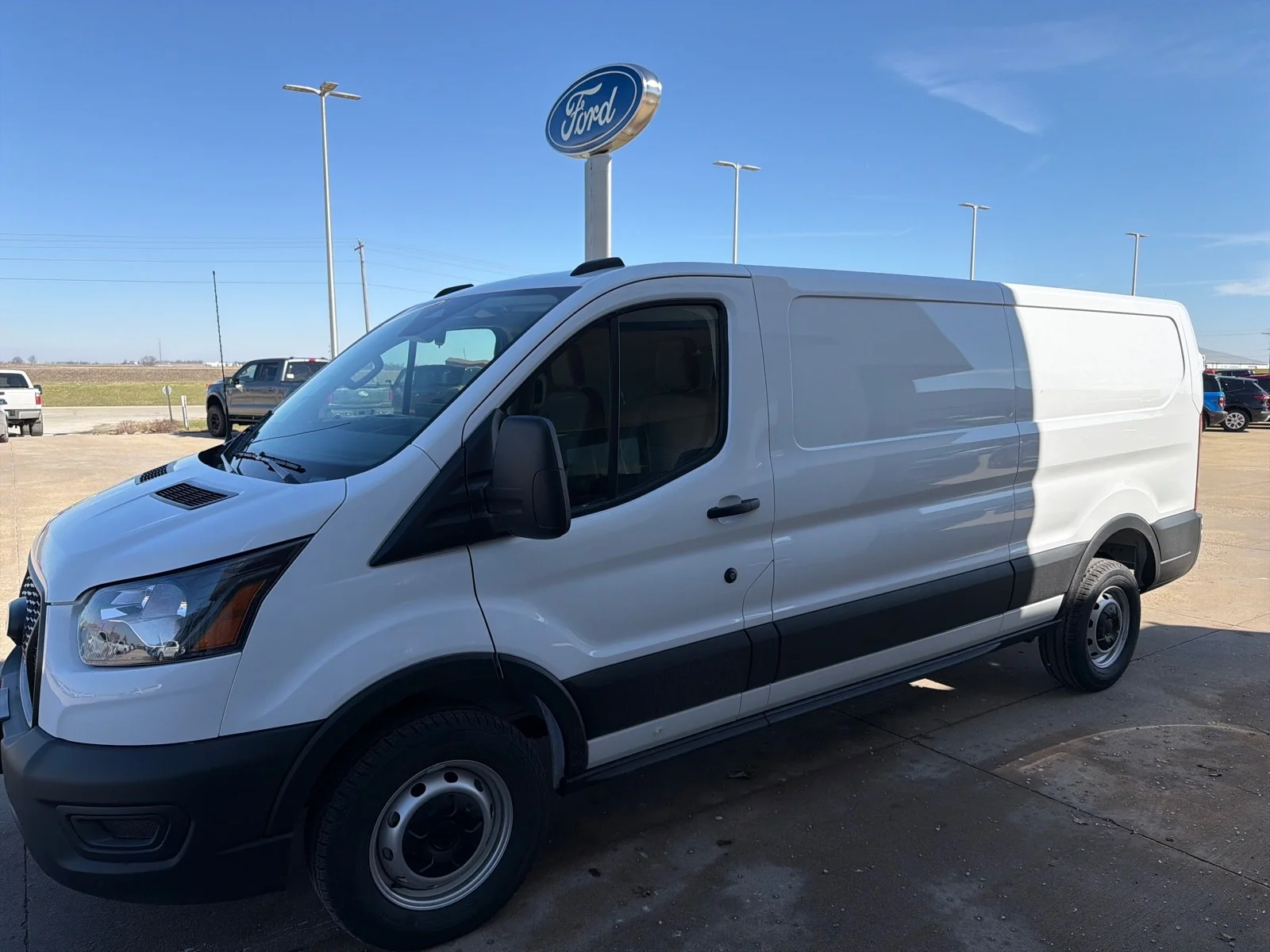 New 2026 Oxford White Ford Cargo Van image 6