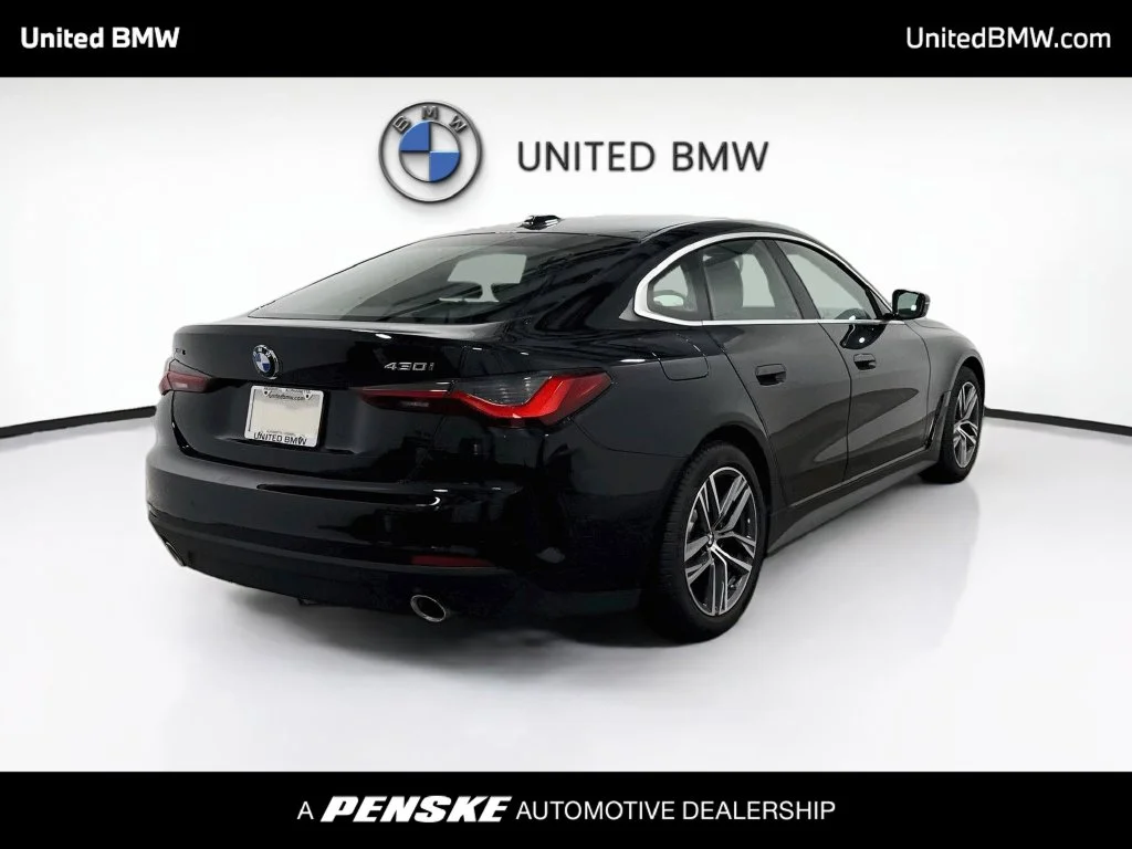Certified Used 2025 Jet Black BMW 430i xDrive Gran Coupe image 5