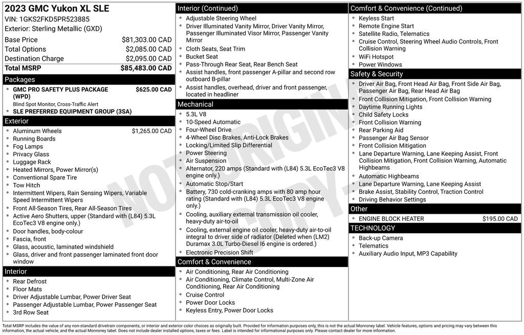 Used 2023  GMC SLE image 9