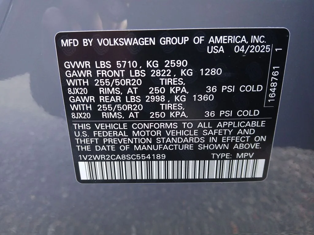New 2025 Gray Volkswagen 2.0T SE w/Technology image 28
