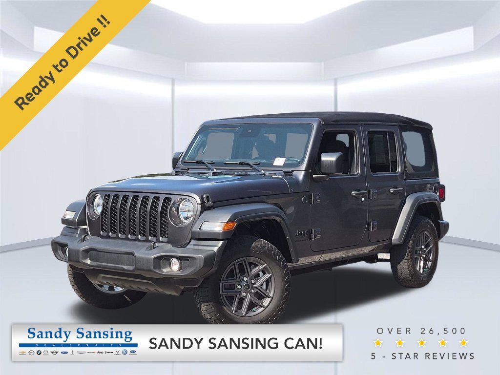 Used 2024 Gray Jeep Sport S image 1