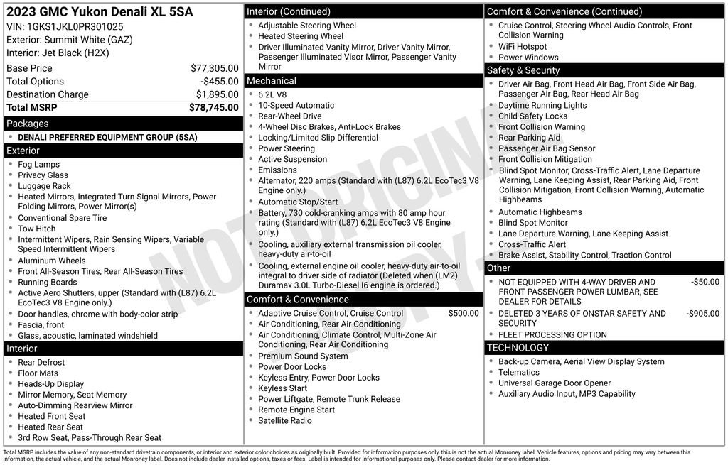 Used 2023 White GMC Denali image 4