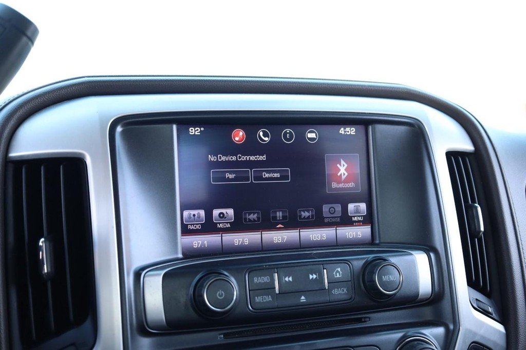 Used 2016 Summit White GMC 4WD Crew Cab 143.5" SLT image 12