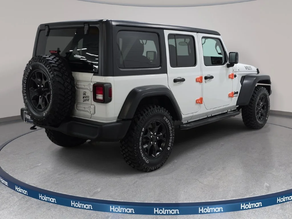 Used 2020 Bright White Clearcoat Jeep Unlimited Sport image 6