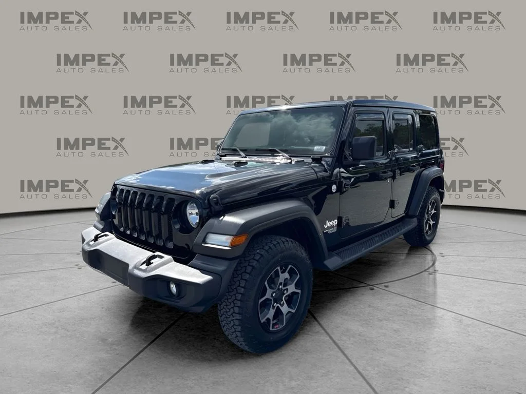 Used 2020 Black Jeep Unlimited Sport S image 1