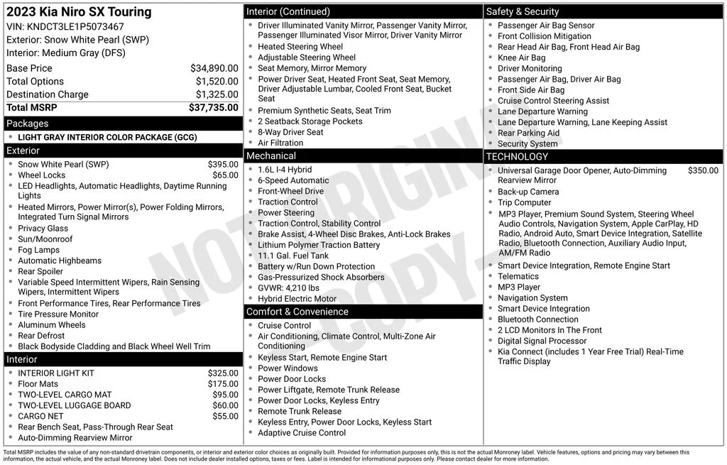 Used 2023 White Kia SX Touring image 31