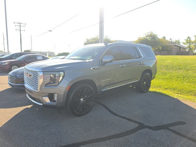 Used 2021 Satin Steel Metallic GMC Denali image 2