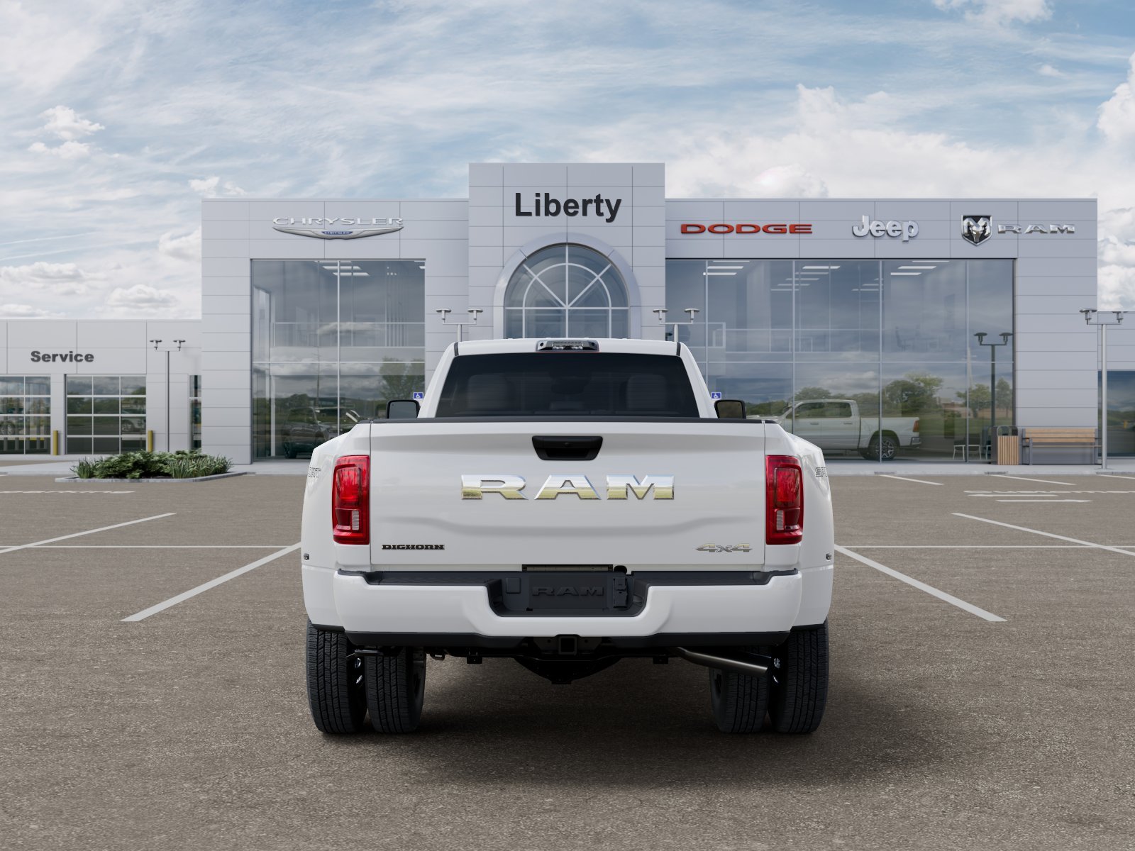 New 2026 Bright White Clearcoat RAM Big Horn image 43