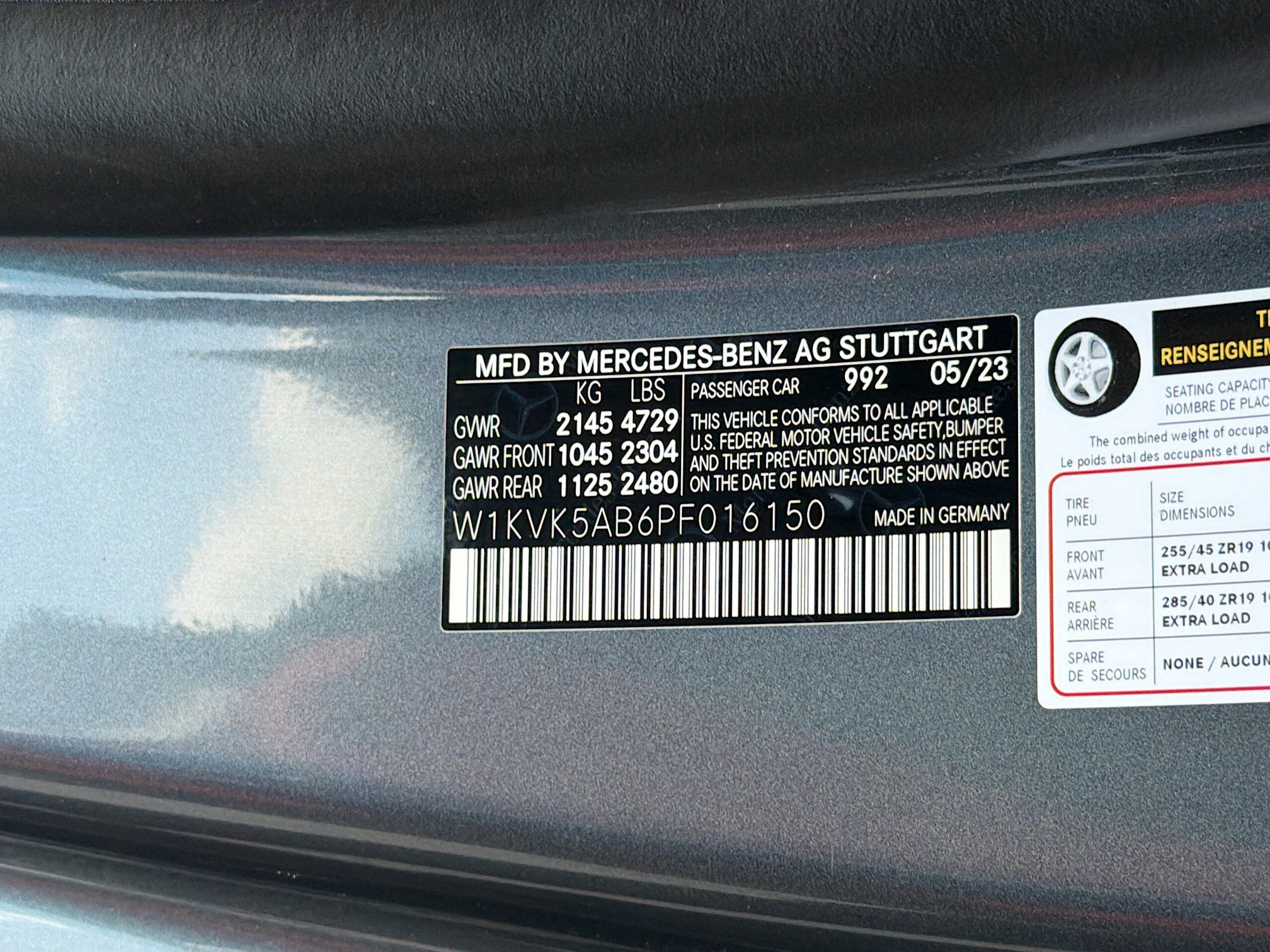 Used 2023 Selenite Gray Metallic Mercedes-Benz AMG® SL 43 image 42