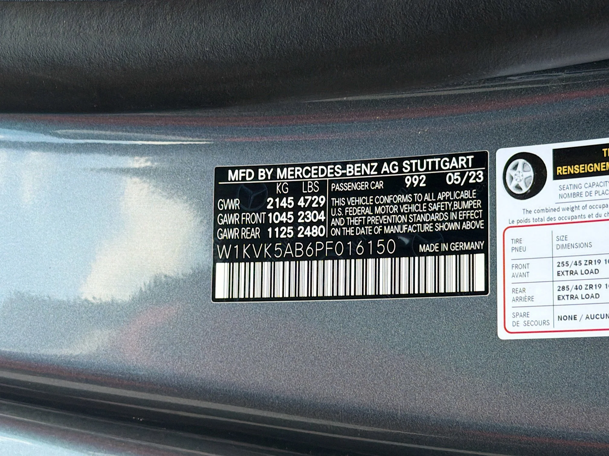 Used 2023 Selenite Gray Metallic Mercedes-Benz AMG® SL 43 image 42