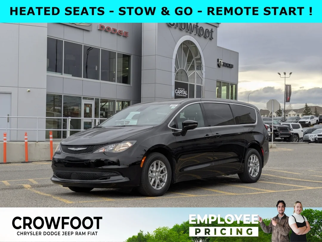 New 2026 Black Chrysler SXT - - FWD - Power Liftgate - Power Sliding Doors - Leather & More! image 1