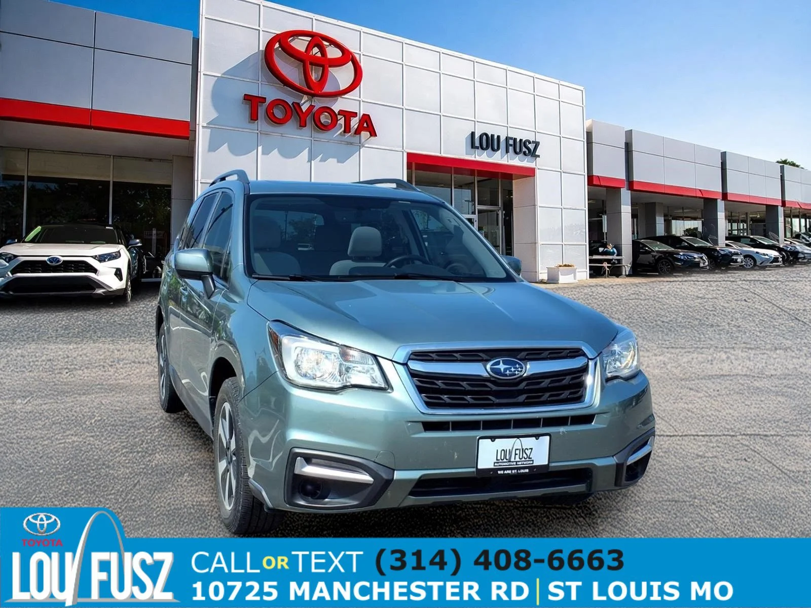 Used 2018 Jasmine Green Metallic Subaru Premium image 1
