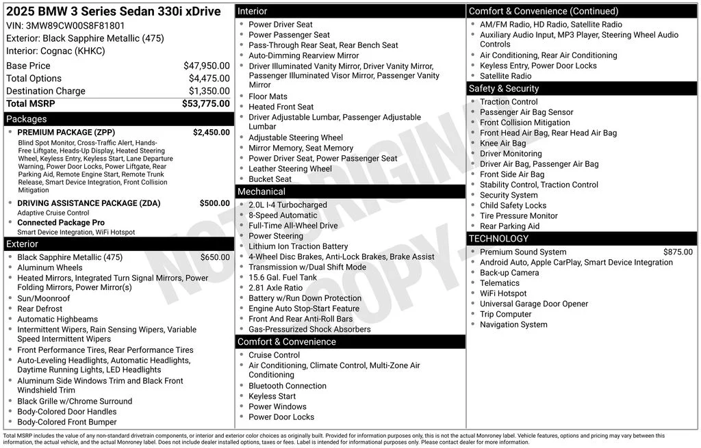 2025 BMW 3 Series 330i - Photo 52