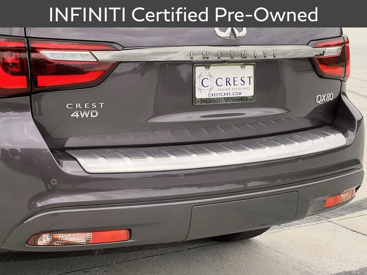 Certified Used 2023 Anthracite Gray INFINITI PREMIUM SELECT image 6