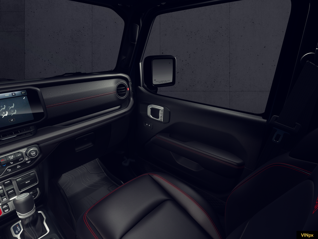 New 2026 Black Clear-Coat Exterior Paint Jeep Rubicon X image 19