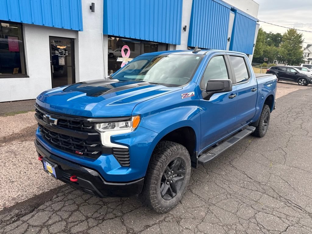 Used 2022 GLACIER BLUE METALLIC Chevrolet LT Trail Boss image 2