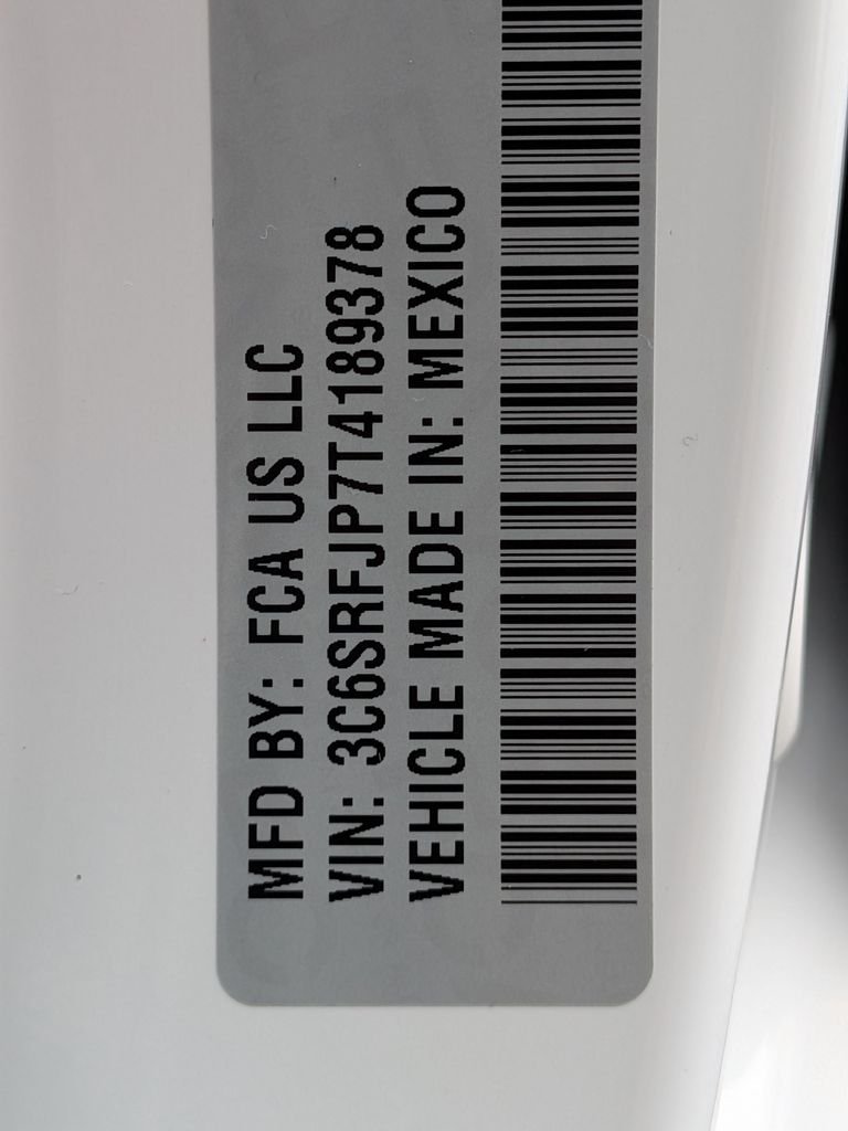 New 2026 Bright White Clear-Coat Exterior Paint RAM Laramie image 28