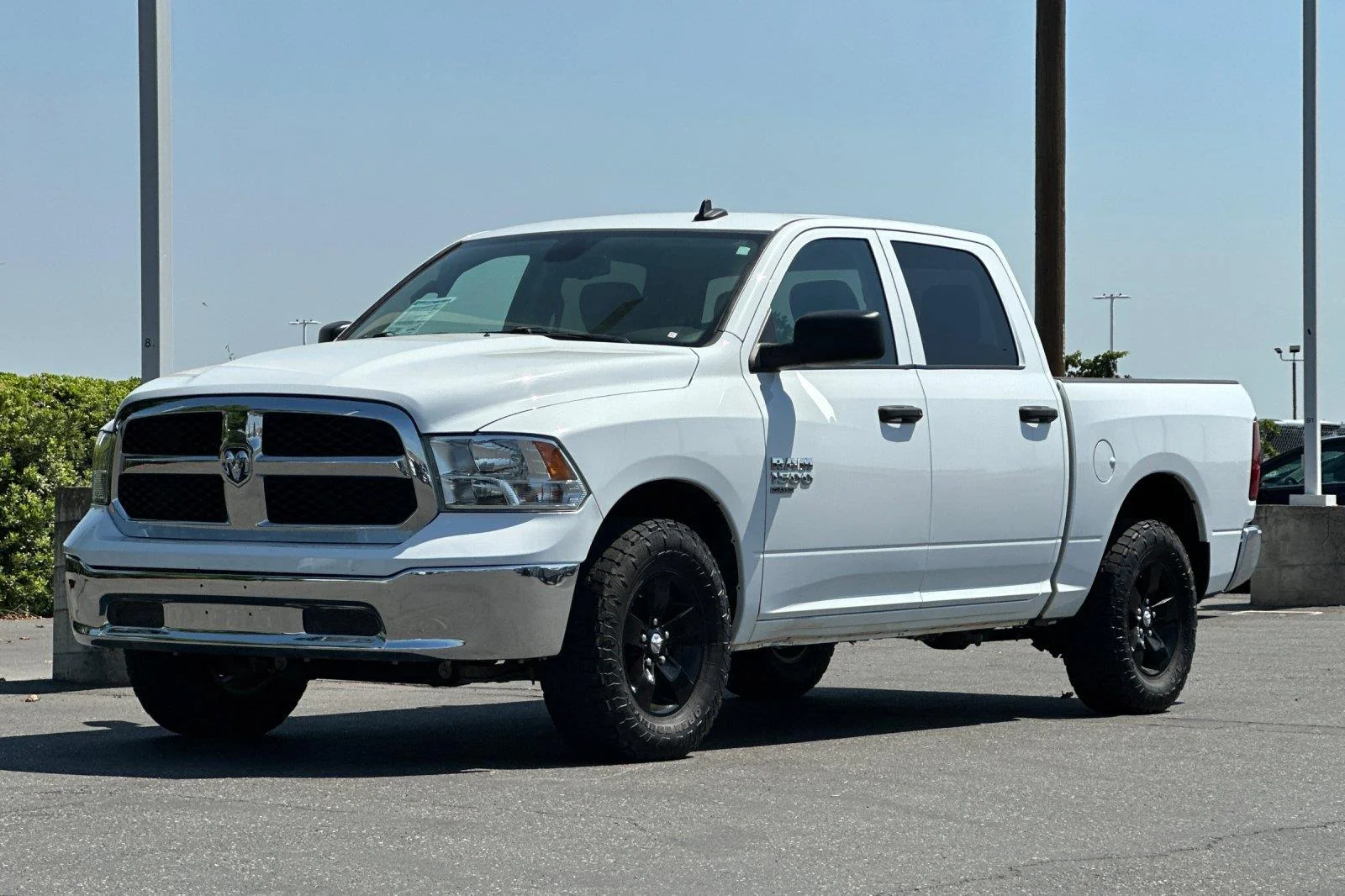 Used 2023 Bright White Clearcoat Ram SLT image 8