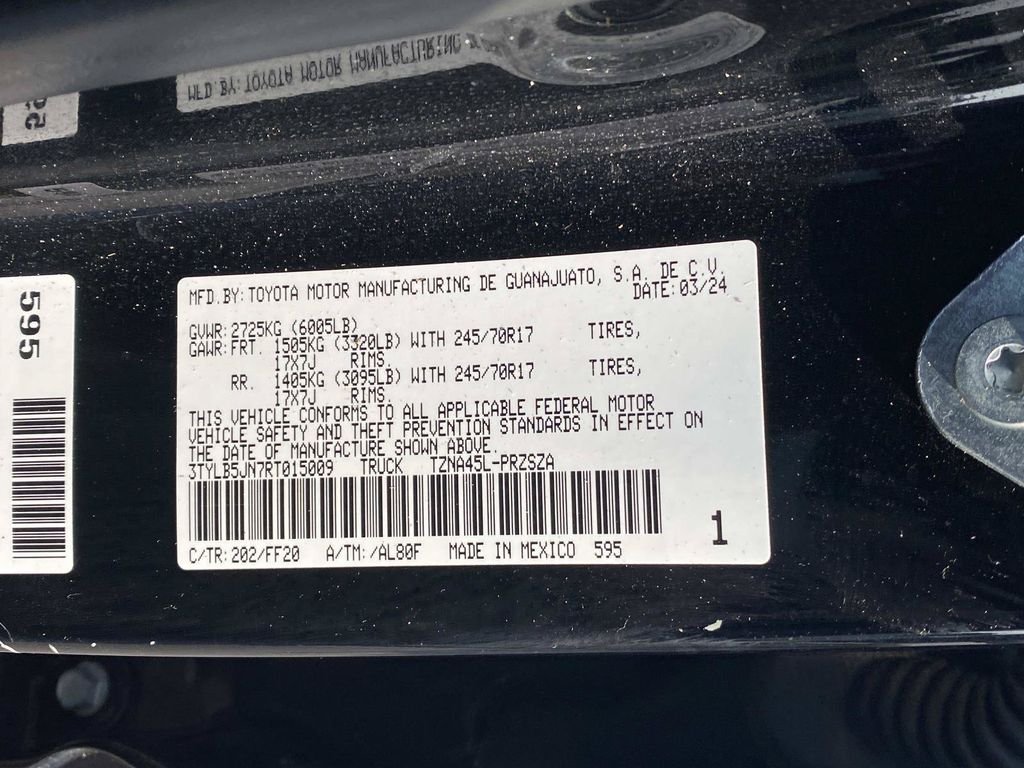 Certified Used 2024 Black Toyota SR5 image 22