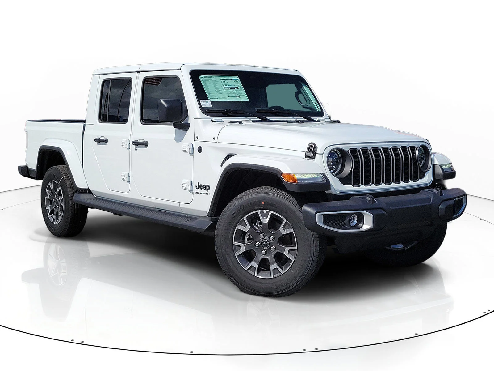 New 2026 Bright White Clearcoat Jeep Sahara image 1