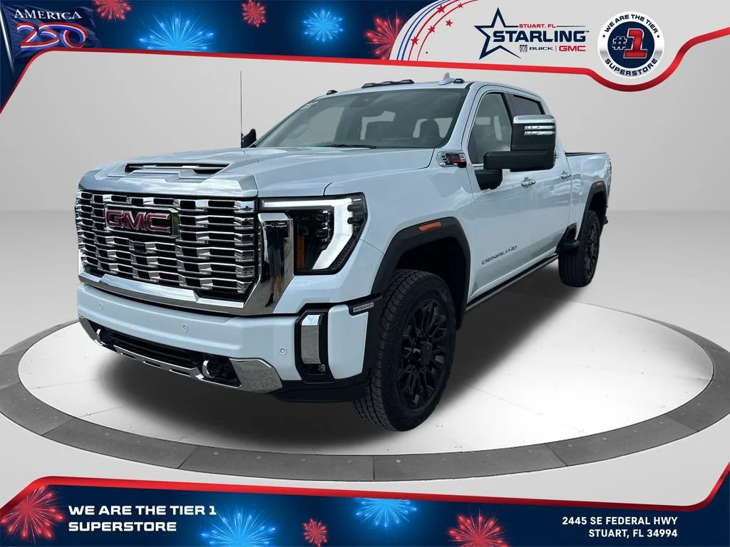 New 2026 Glacier White Tricoat GMC Denali image 1