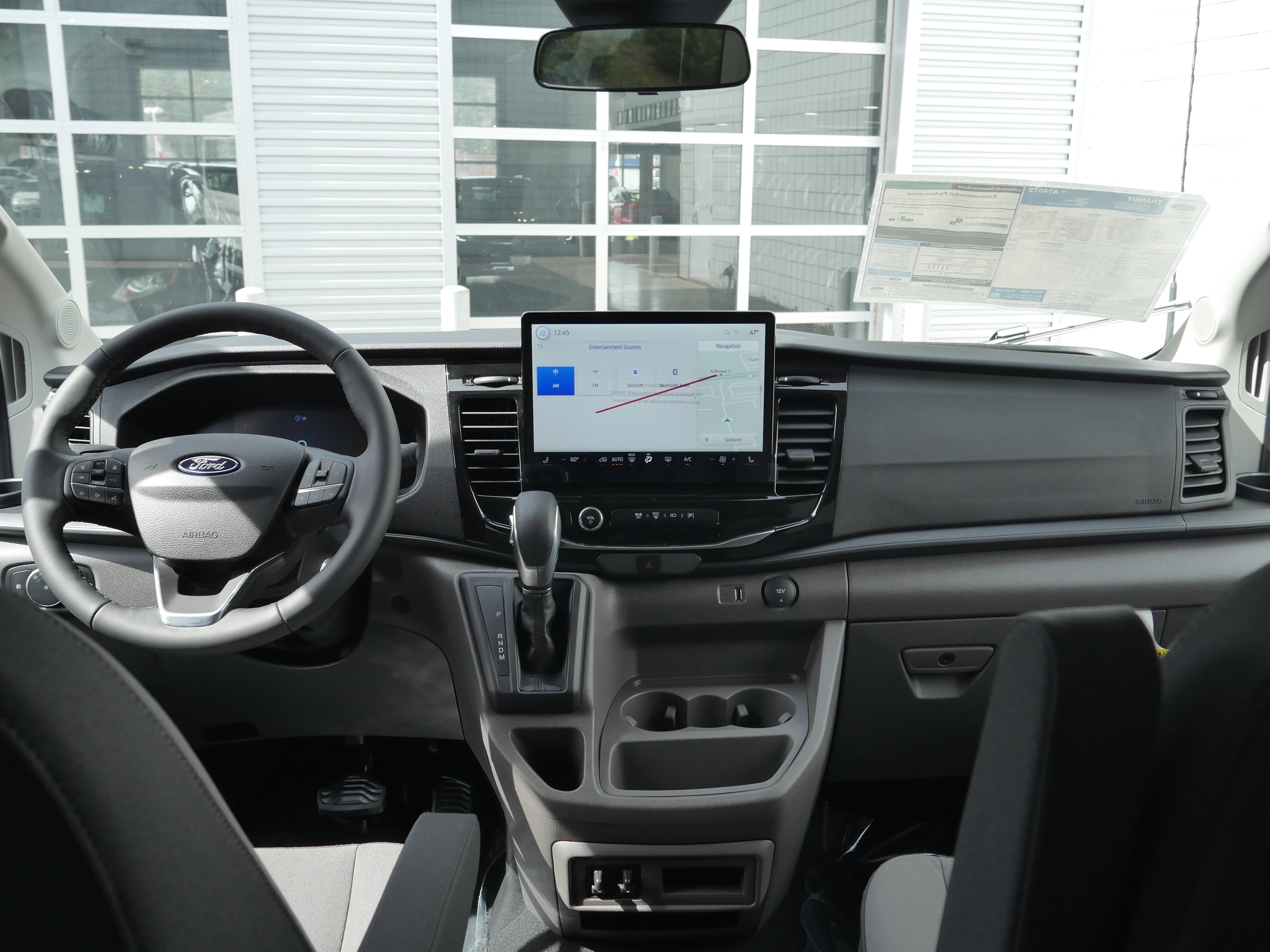 New 2026 Oxford White Ford Passenger Van XLT image 9