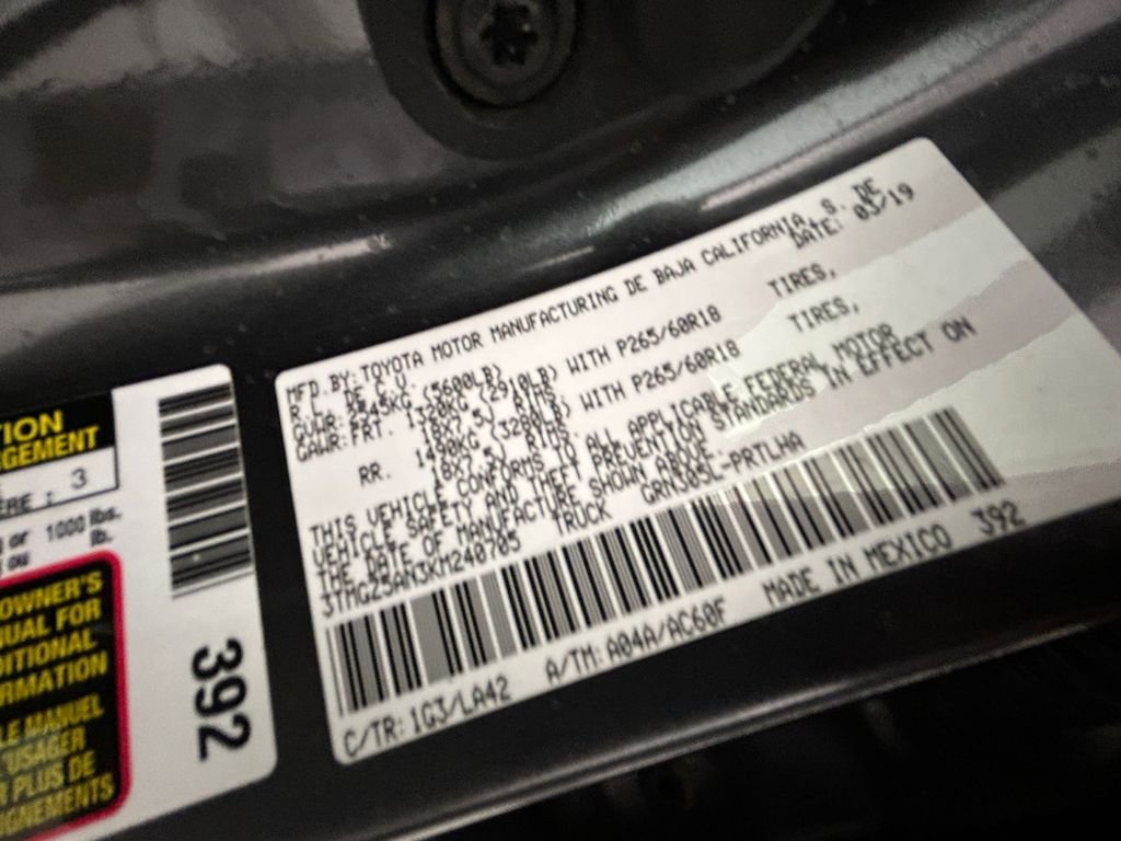 Used 2019 Gray Toyota Limited image 20
