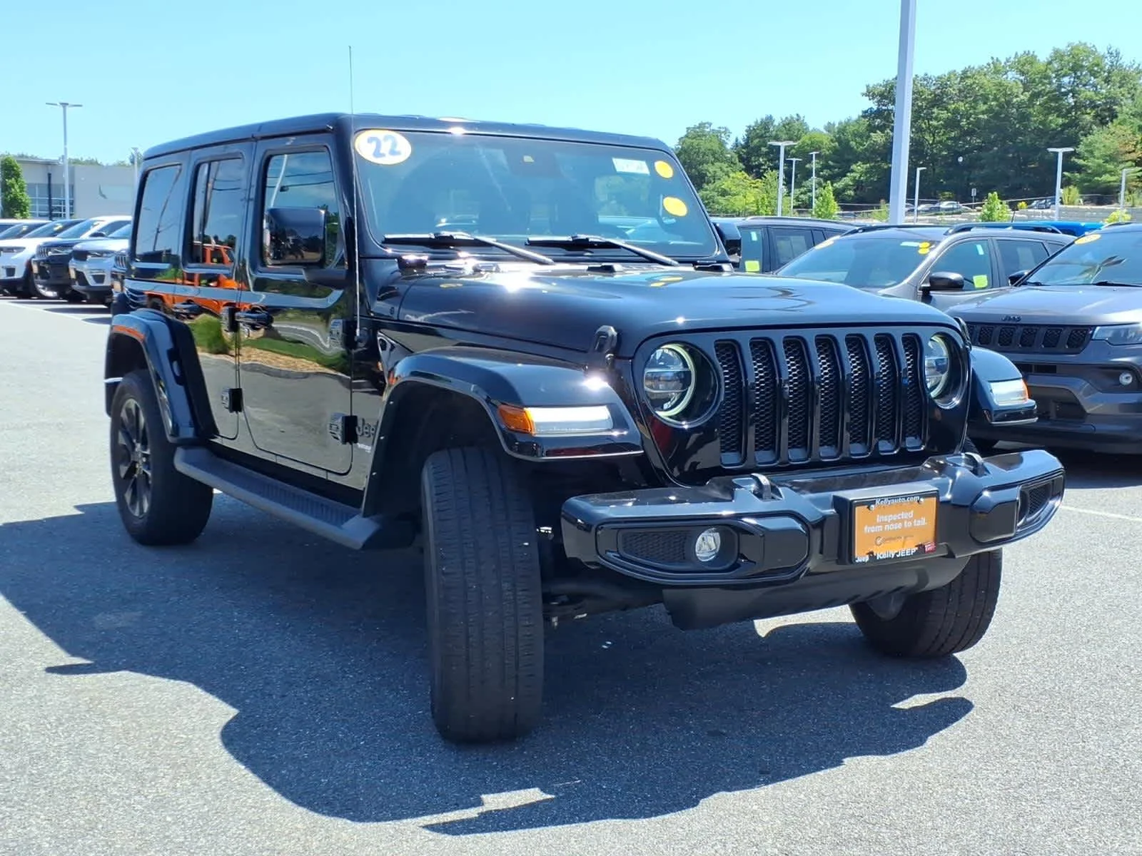 Certified Used 2022 Black Clearcoat Jeep Unlimited High Altitude image 5
