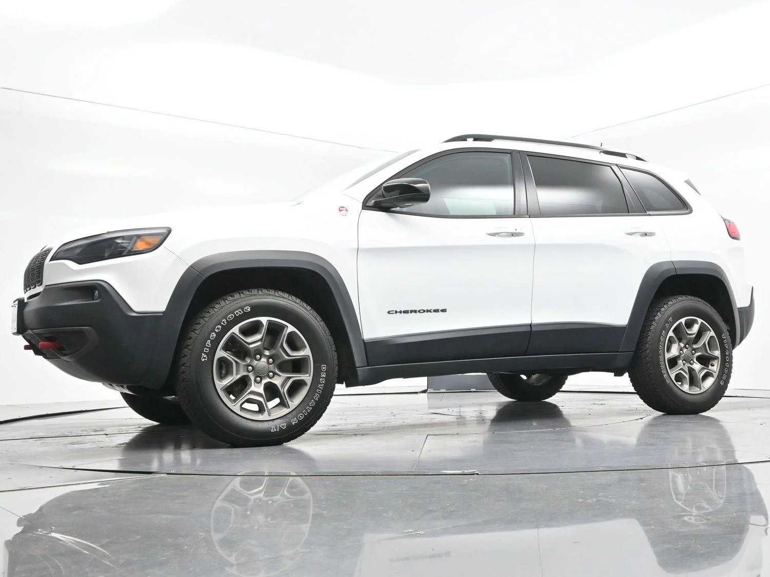 Used 2022 Bright White Clearcoat Jeep Trailhawk image 49
