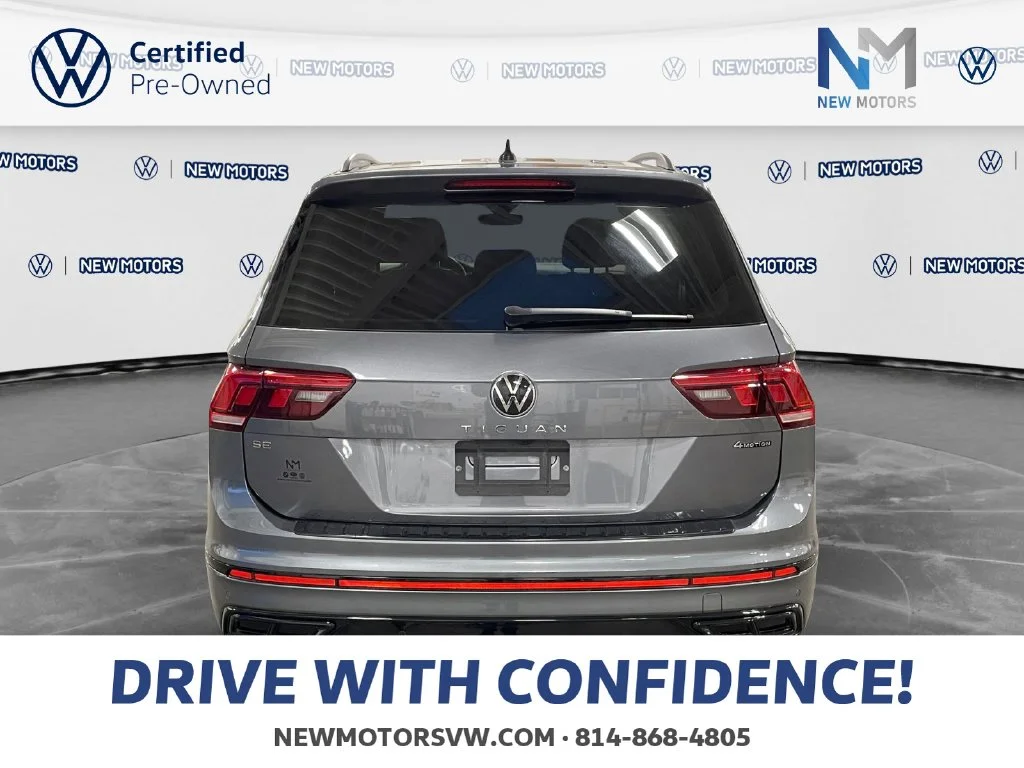 Used 2024 Platinum Gray Metallic Volkswagen 2.0T SE R-Line Black image 4