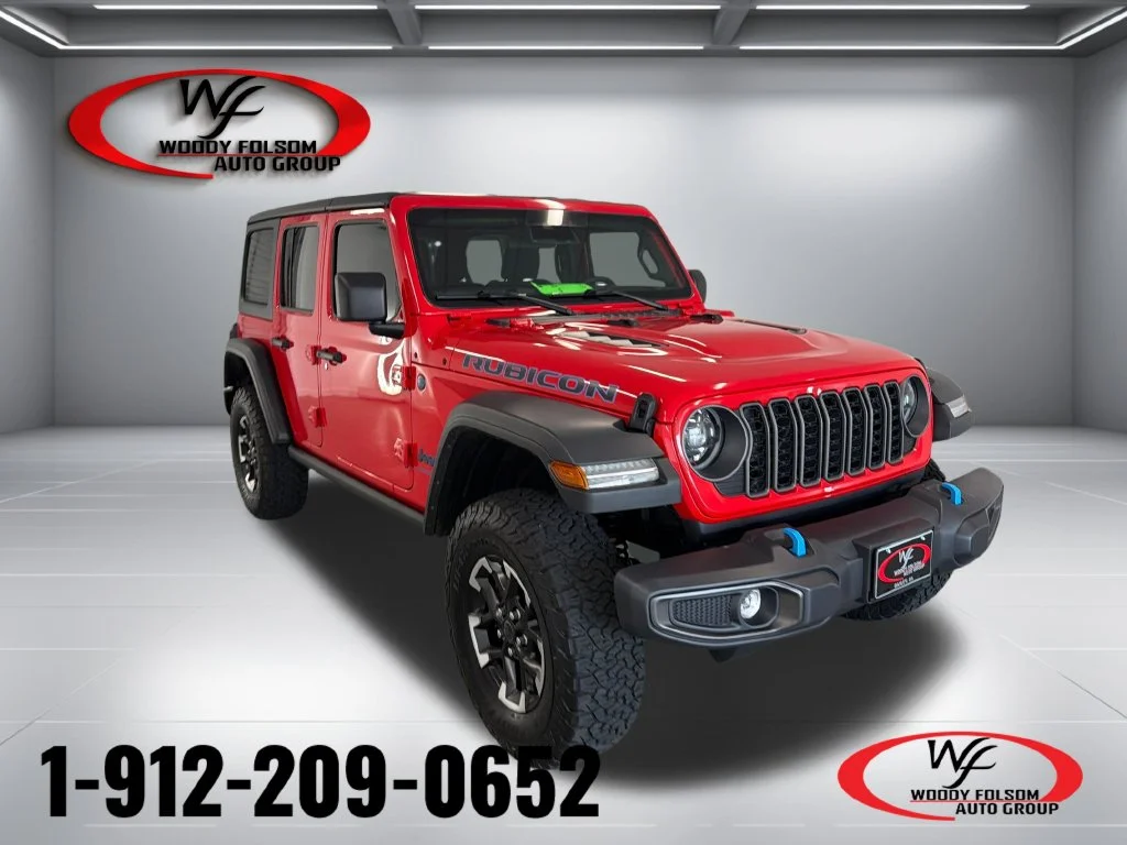 Used 2025 Red Jeep Rubicon 4xe image 1