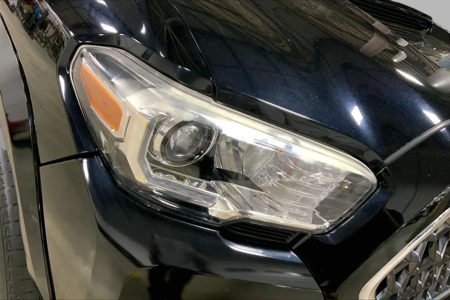 Used 2018 Midnight Black Metallic Toyota TRD Sport image 28