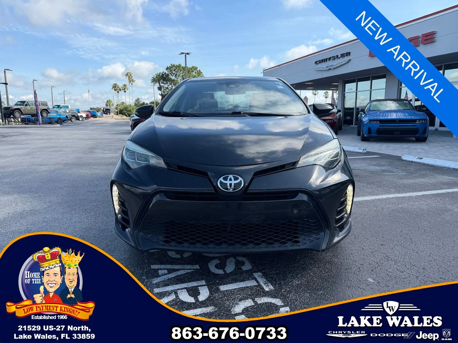 Used 2018 Black Toyota SE image 2