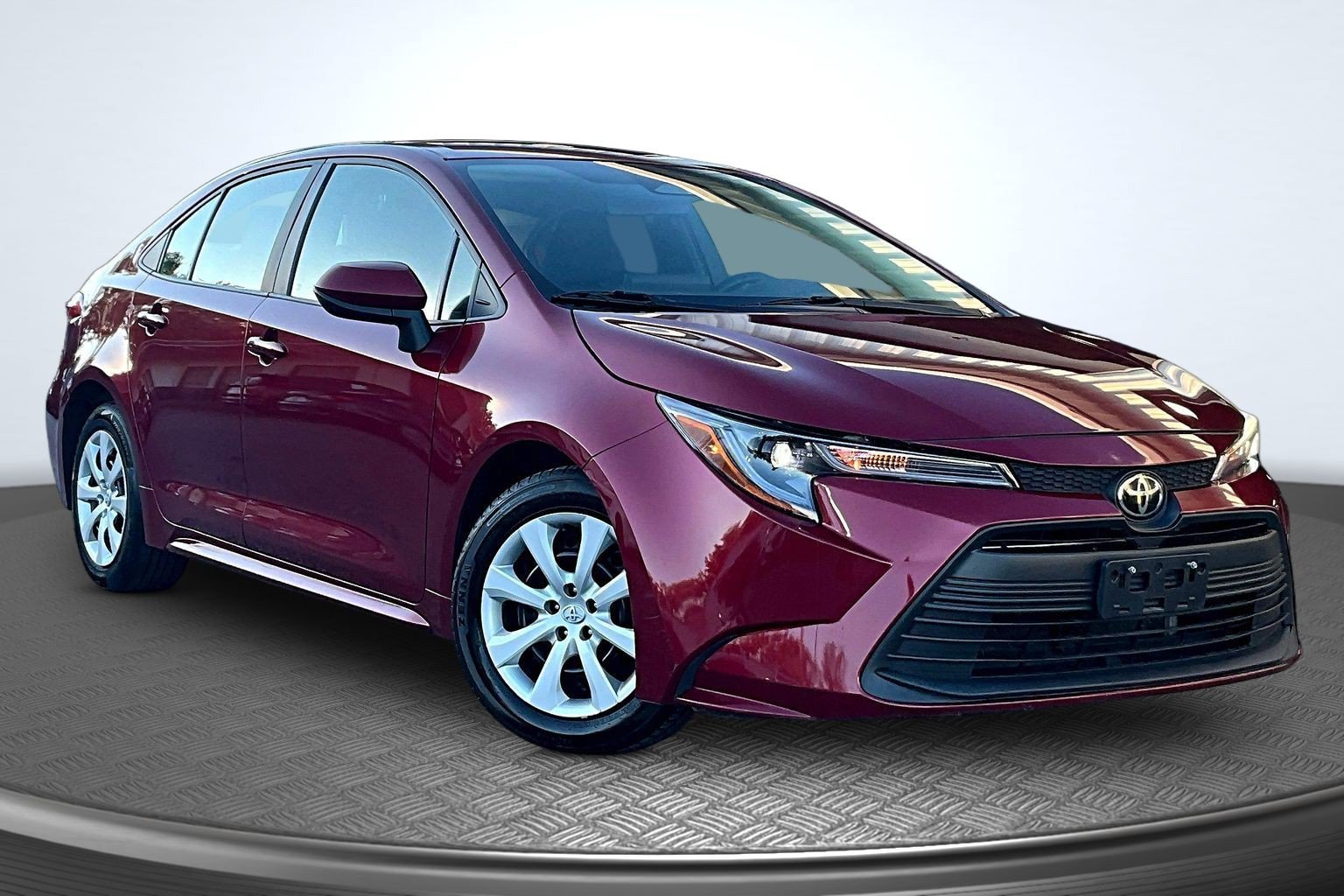 Used 2024 Red Toyota LE image 2
